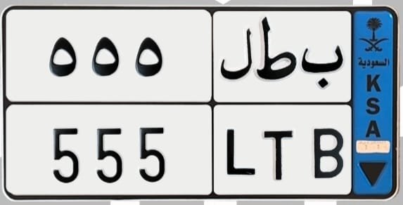 لوحة ب ط ل 555